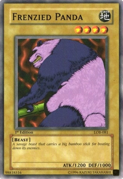 Image for Frenzied Panda (The Legend of Blue Eyes White Dragon) (LOB-081) - YuGiOh