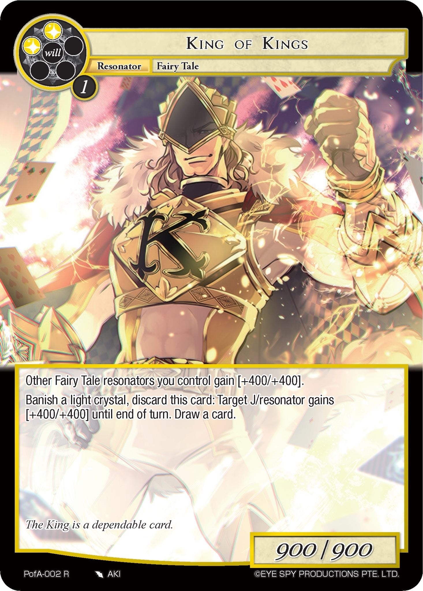 Image for King of Kings (Alice Origin IV: Prologue of Attoractia) (PofA-002) - Force of Will