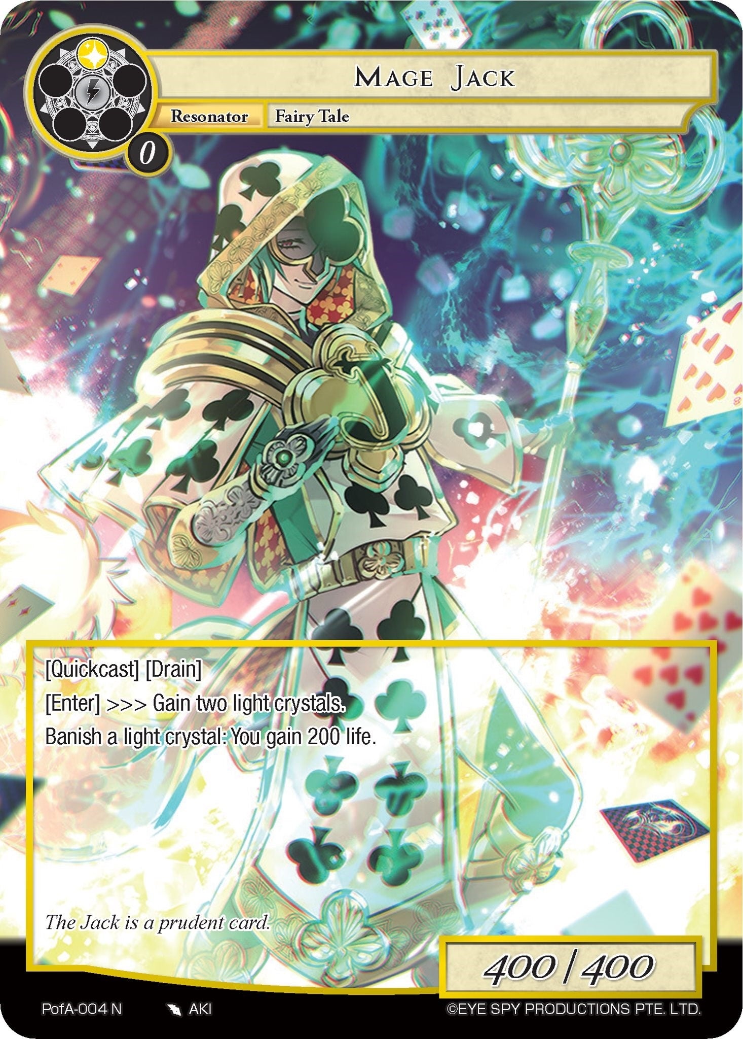 Image for Mage Jack (Full Art) (Alice Origin IV: Prologue of Attoractia) (PofA-004) - Force of Will
