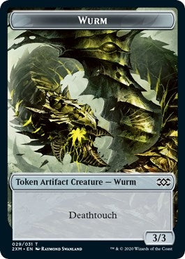 Image for Wurm (029) Token (Double Masters) (29) - Magic: The Gathering