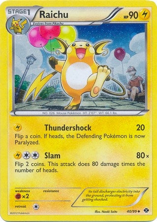 Image for Raichu - 40/99 (Cosmos Holo) (Blister Exclusives) (040/099) - Pokemon