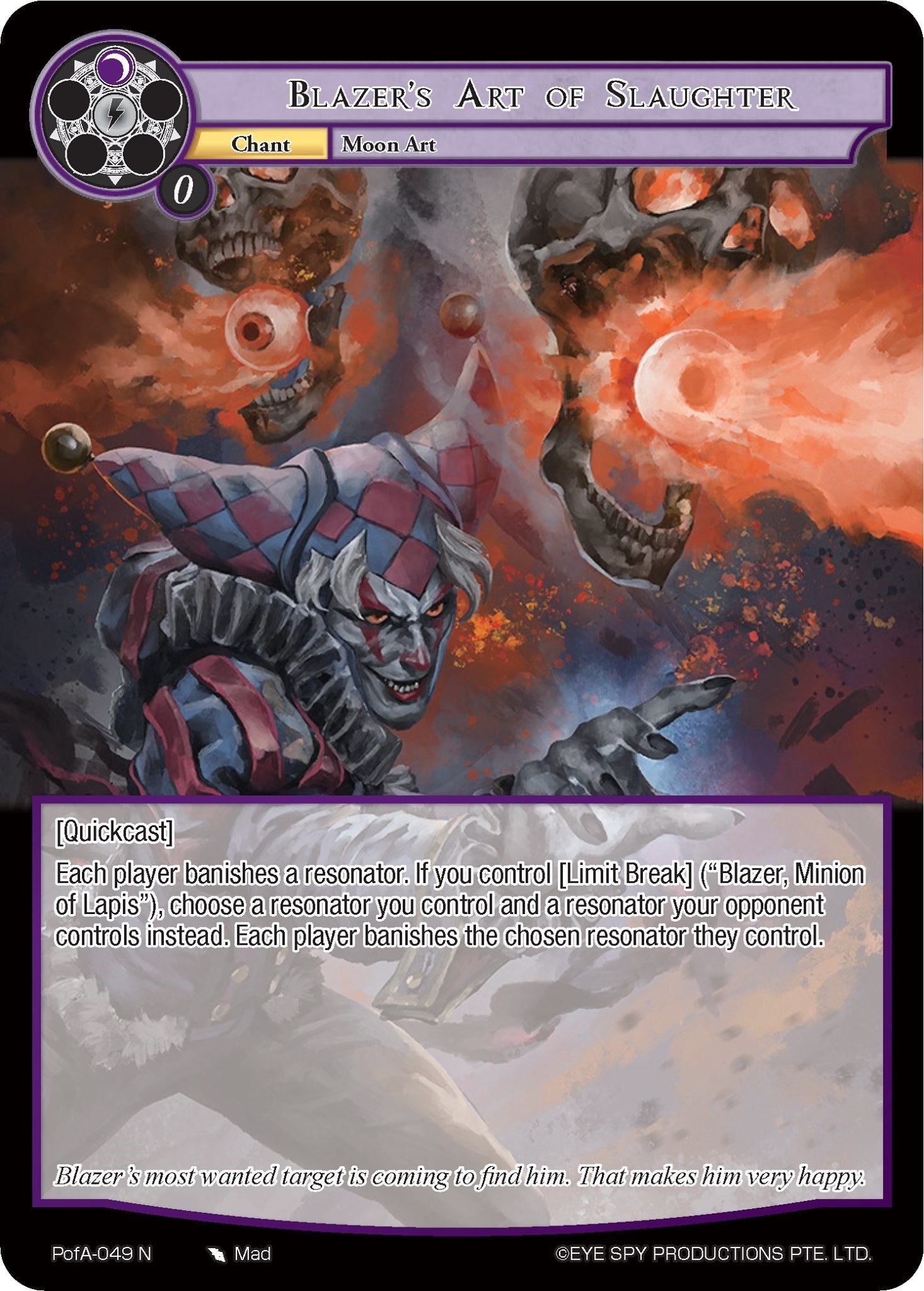 Image for Blazer's Art of Slaughter (Alice Origin IV: Prologue of Attoractia) (PofA-049) - Force of Will