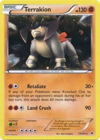Image for Terrakion - 73/101 (Cosmos Holo) (Blister Exclusives) (073/101) - Pokemon