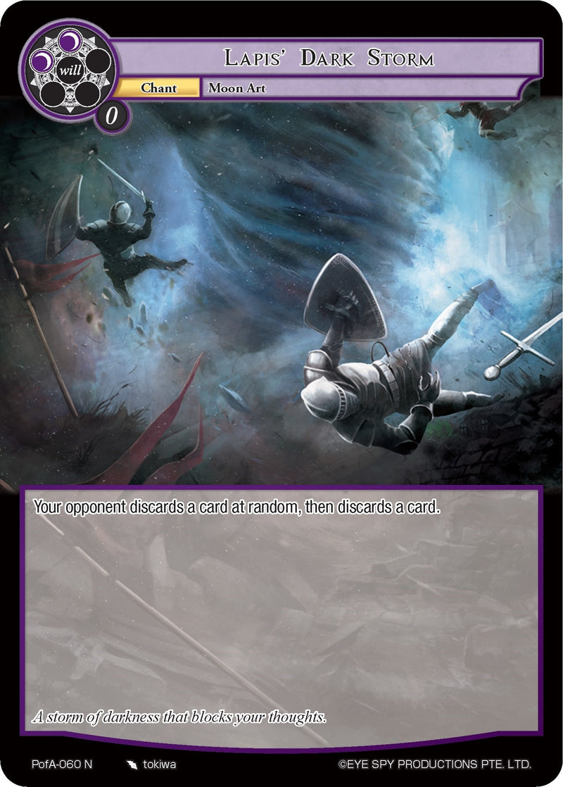 Image for Lapis' Dark Storm (Alice Origin IV: Prologue of Attoractia) (PofA-060) - Force of Will