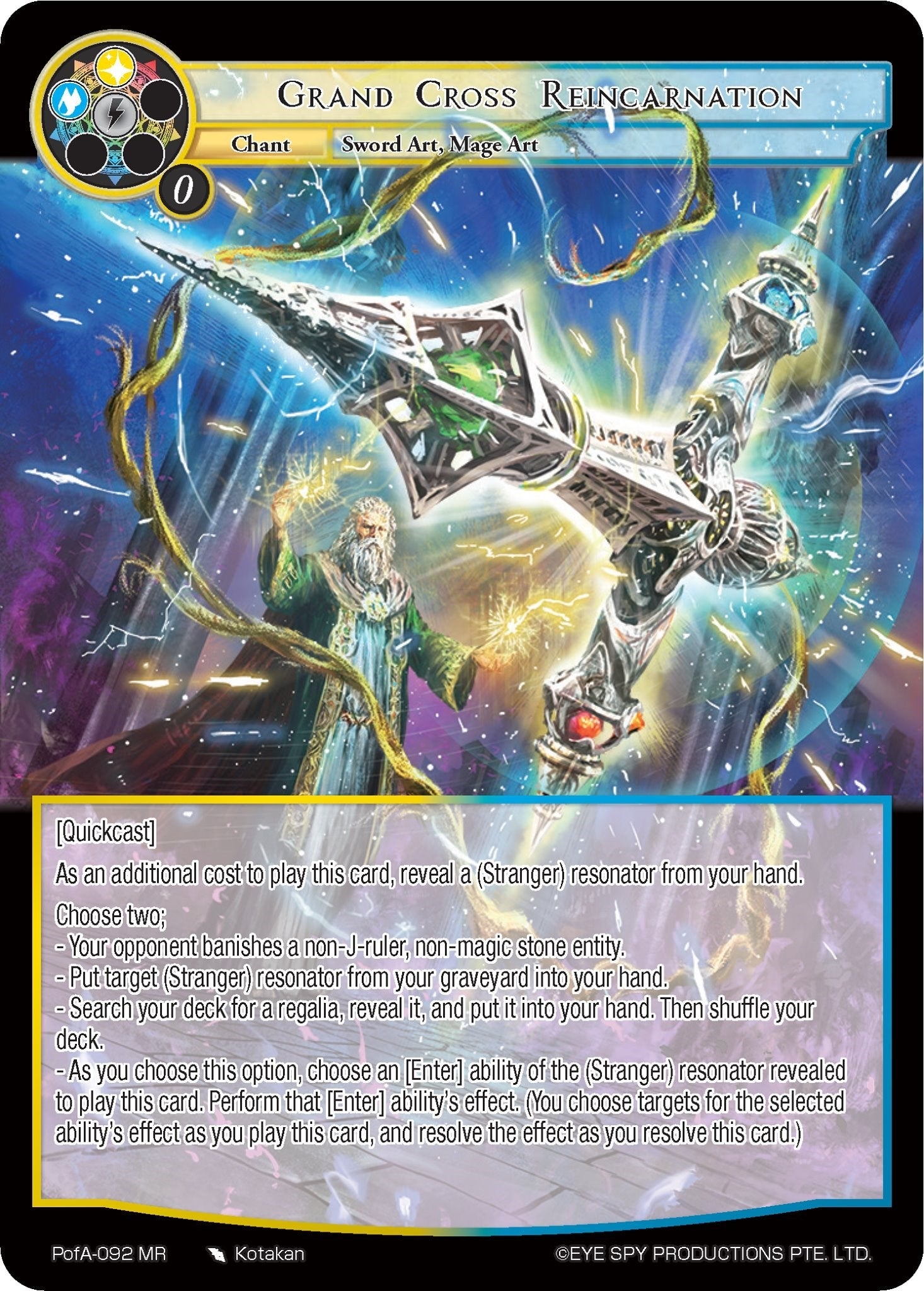 Image for Grand Cross Reincarnation (Alice Origin IV: Prologue of Attoractia) (PofA-092) - Force of Will