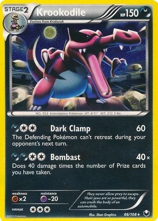 Image for Krookodile - 66/108 (Cosmos Holo) (Blister Exclusives) (066/108) - Pokemon