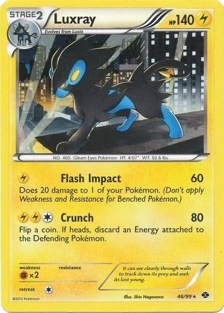 Image for Luxray - 46/99 (Cosmos Holo) (Blister Exclusives) (046/099) - Pokemon