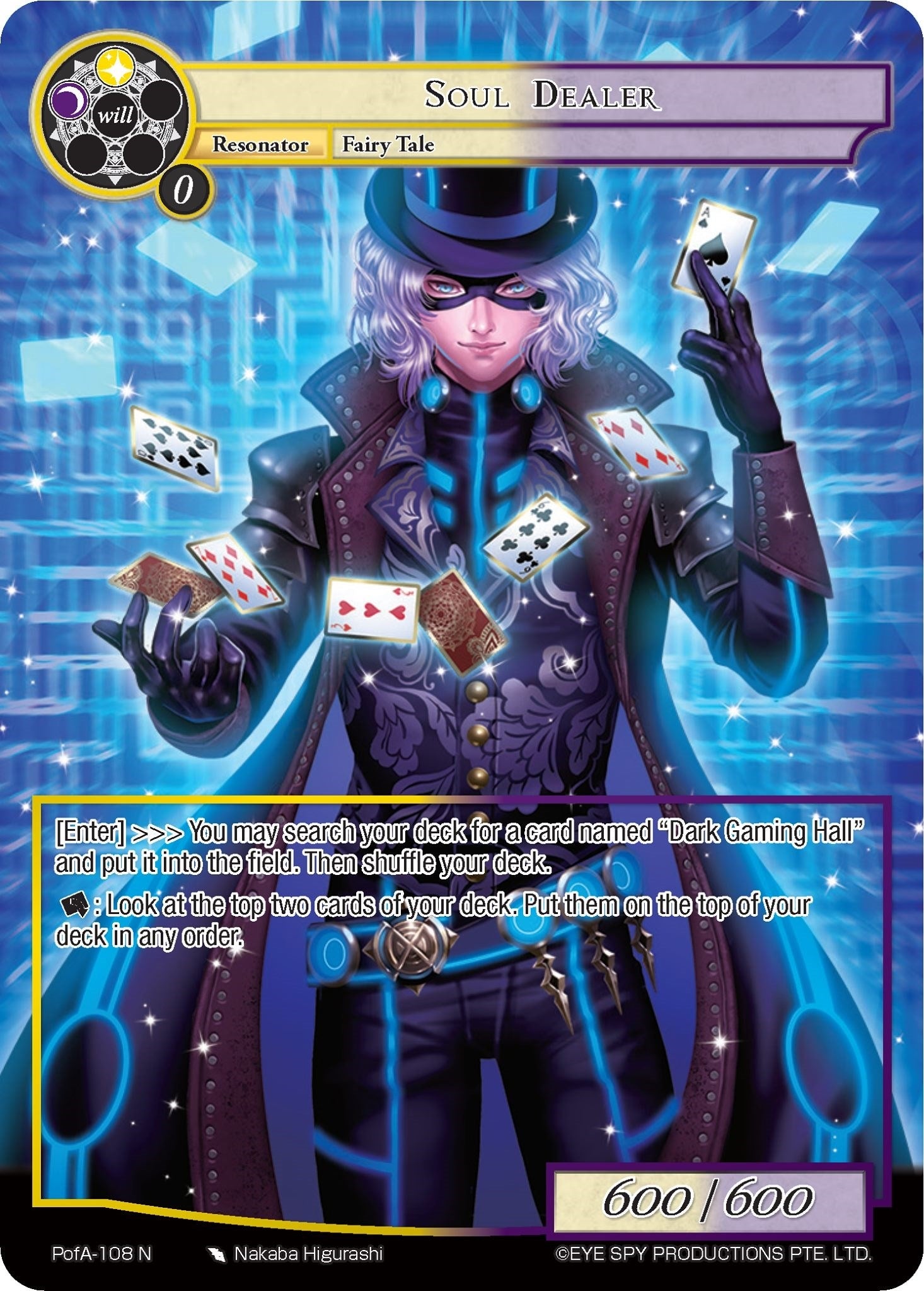 Image for Soul Dealer (Full Art) (Alice Origin IV: Prologue of Attoractia) (PofA-108) - Force of Will
