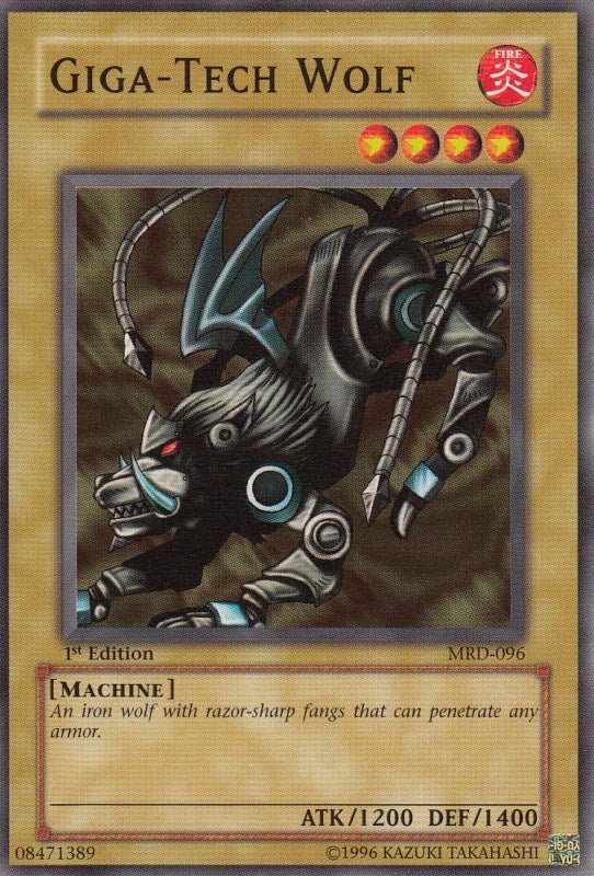 Image for Giga-Tech Wolf (Metal Raiders) (MRD-096) - YuGiOh