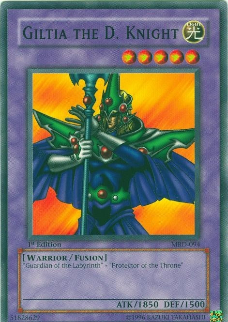 Image for Giltia the D. Knight (Metal Raiders) (MRD-094) - YuGiOh