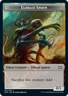 Image for Eldrazi Spawn // Plant Double-Sided Token (Double Masters) (1 // 16) - Magic: The Gathering