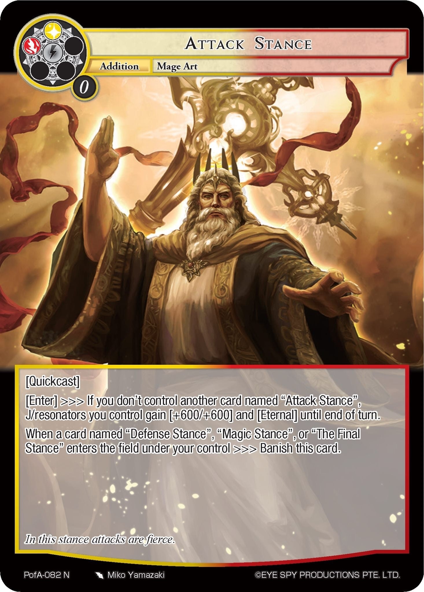 Image for Attack Stance (Alice Origin IV: Prologue of Attoractia) (PofA-082) - Force of Will