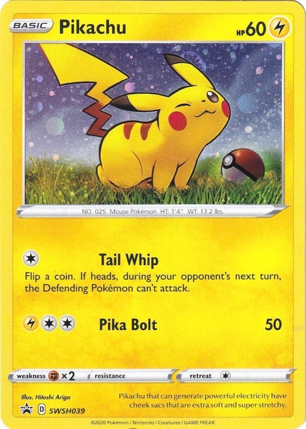 Image for Pikachu - SWSH039 (SWSH: Sword & Shield Promo Cards) (SWSH039) - Pokemon