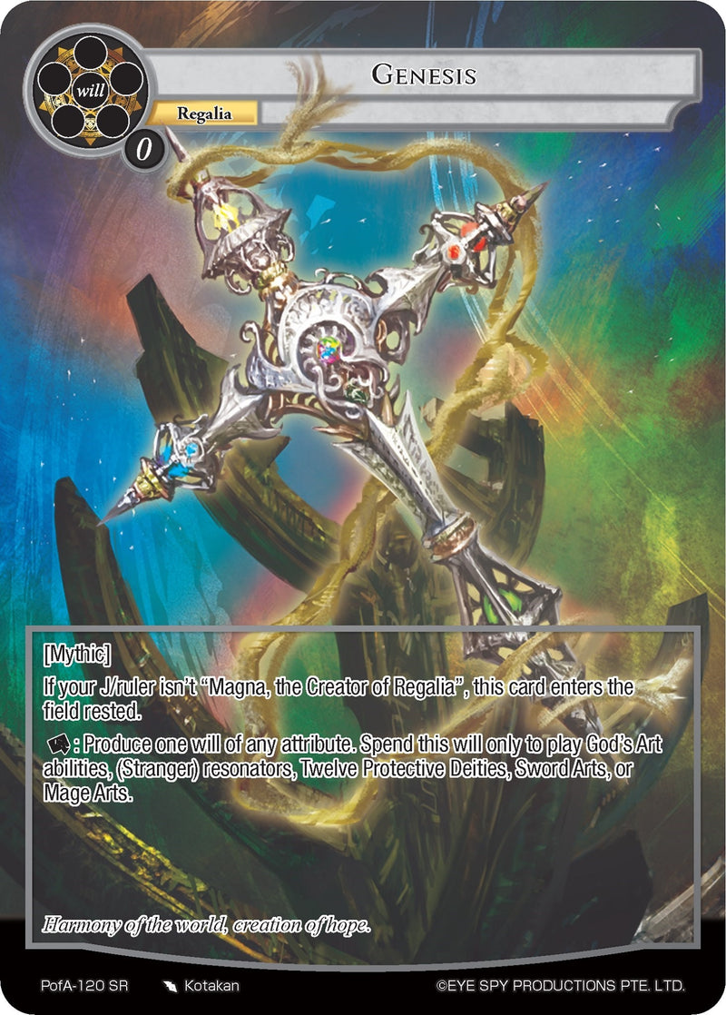 Image for Genesis (Full Art) (Alice Origin IV: Prologue of Attoractia) (PofA-120) - Force of Will
