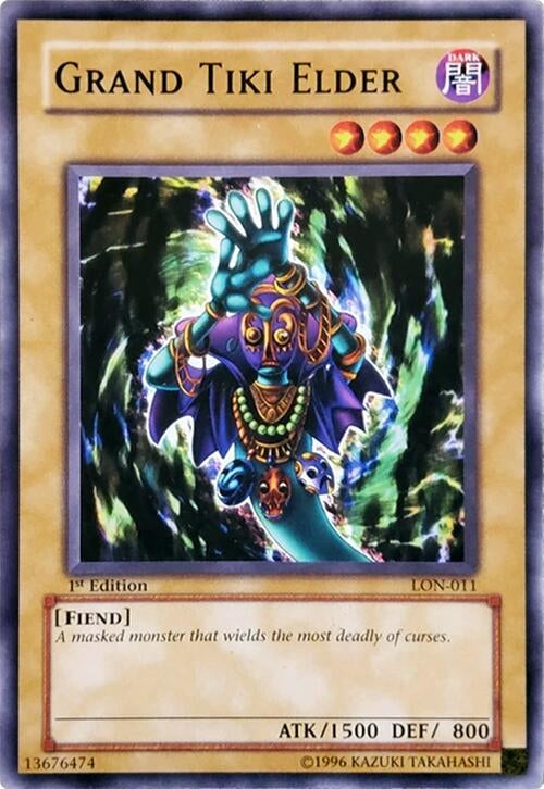 Image for Grand Tiki Elder (Labyrinth of Nightmare) (LON-011) - YuGiOh