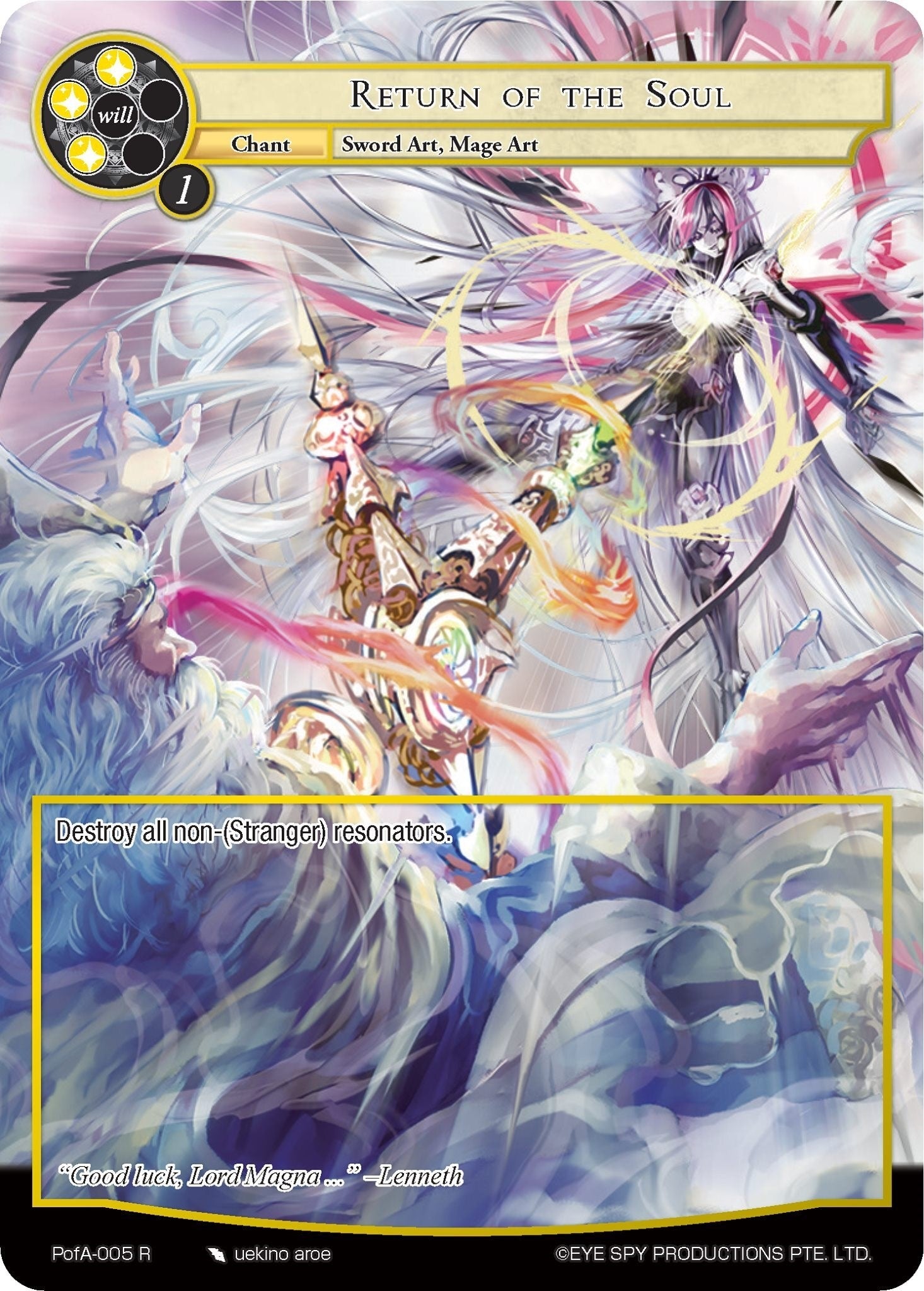 Image for Return of the Soul (Full Art) (Alice Origin IV: Prologue of Attoractia) (PofA-005) - Force of Will