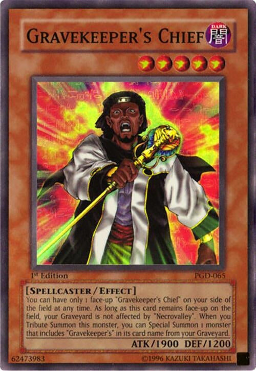 Image for Gravekeeper's Chief (Pharaonic Guardian) (PGD-065) - YuGiOh
