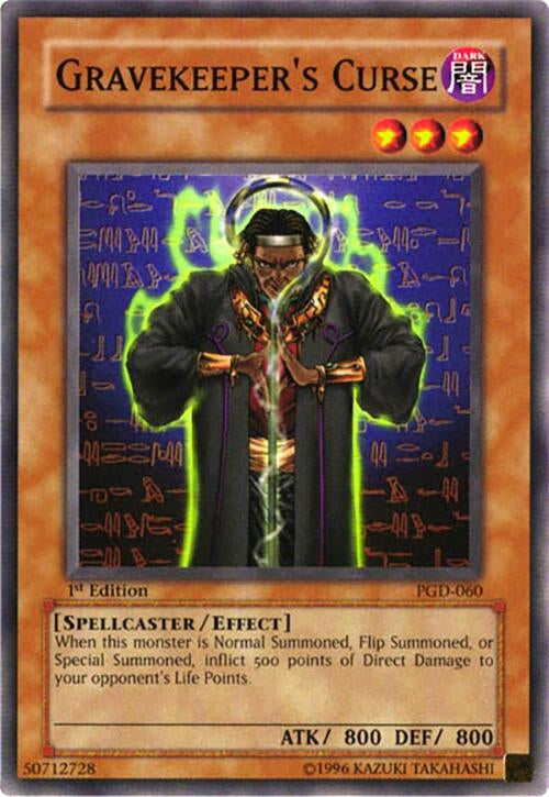 Image for Gravekeeper's Curse (Pharaonic Guardian) (PGD-060) - YuGiOh