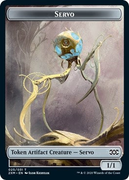 Image for Servo // Thopter (008) Double-Sided Token (Double Masters) (25 // 8) - Magic: The Gathering