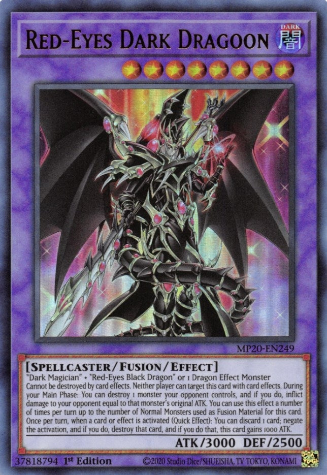 Image for Red-Eyes Dark Dragoon (2020 Tin of Lost Memories) (MP20-EN249) - YuGiOh