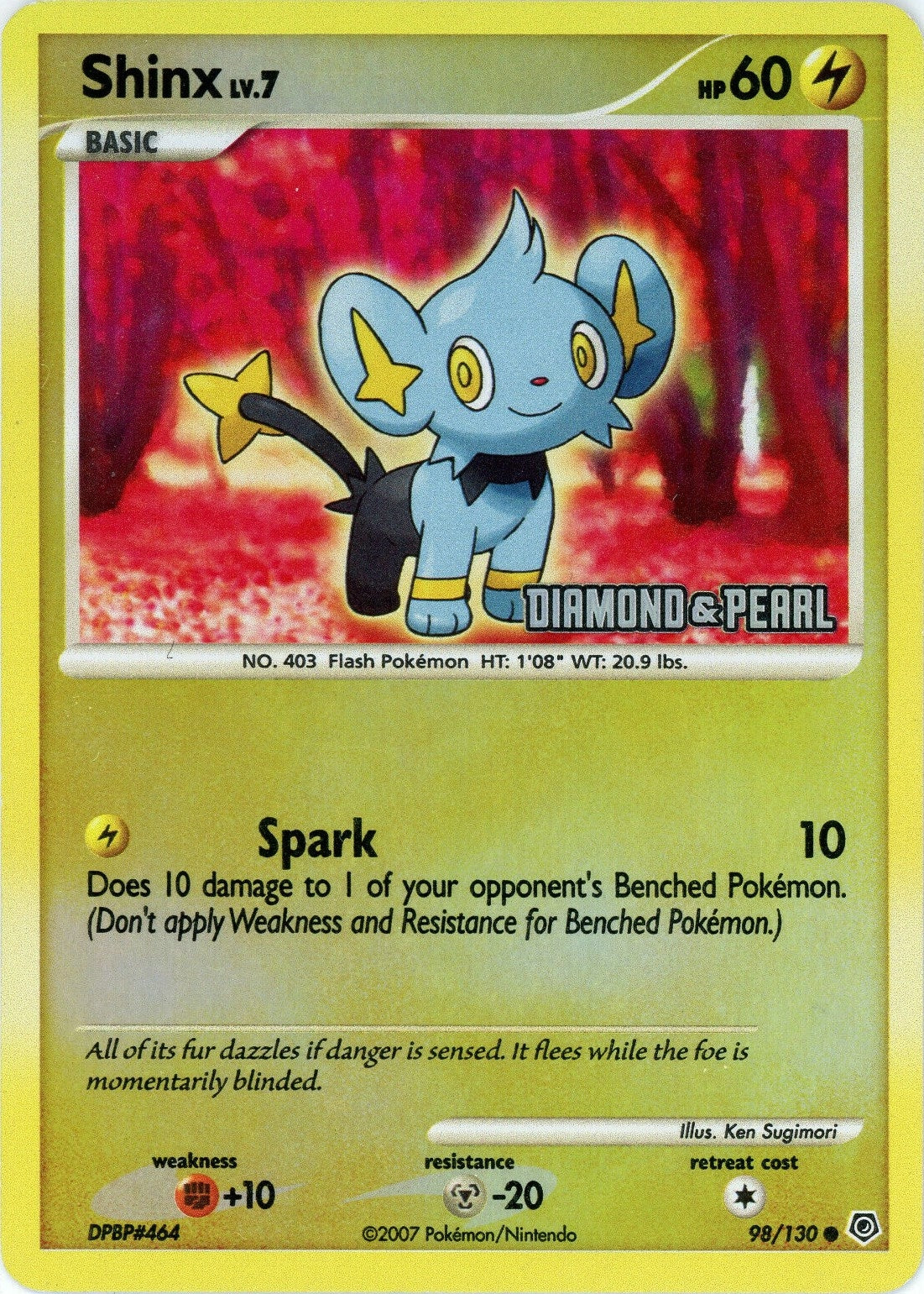 Image for Shinx - 98/130 [Diamond & Pearl] (Burger King Promos) (098/130) - Pokemon