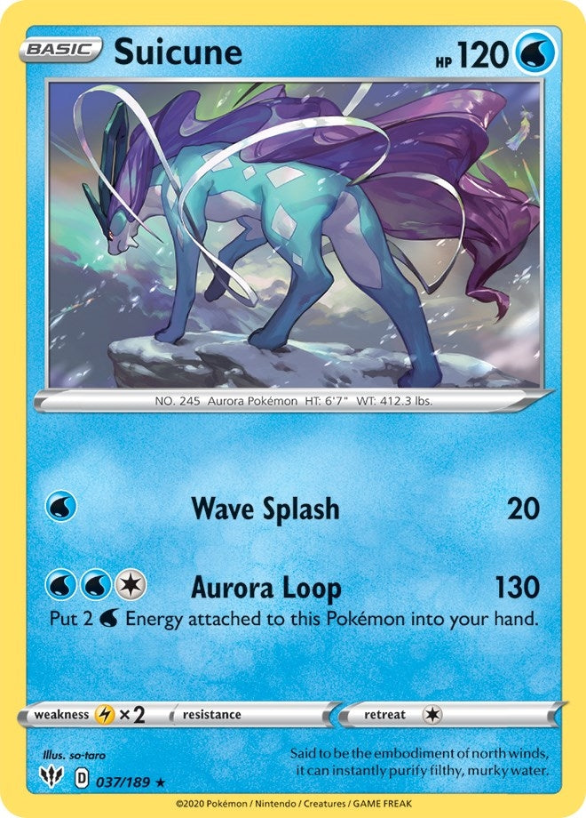 Image for Suicune (Deck Exclusives) (037/189) - Pokemon