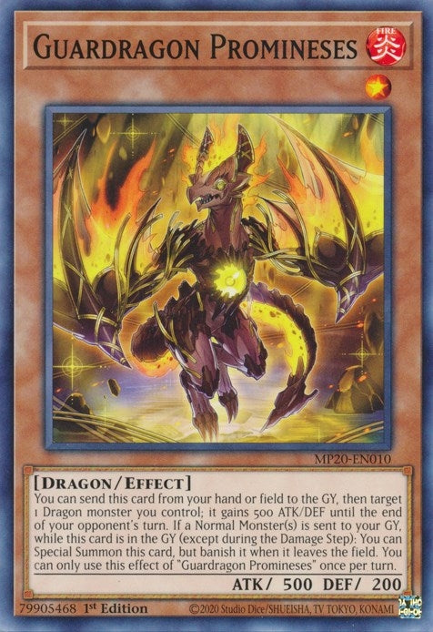 Image for Guardragon Promineses (2020 Tin of Lost Memories) (MP20-EN010) - YuGiOh