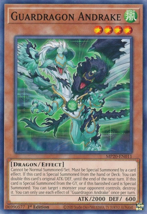 Image for Guardragon Andrake (2020 Tin of Lost Memories) (MP20-EN011) - YuGiOh
