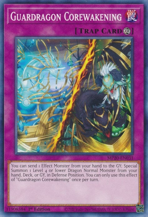Image for Guardragon Corewakening (2020 Tin of Lost Memories) (MP20-EN031) - YuGiOh