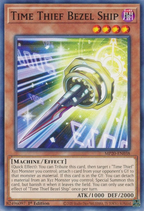 Image for Time Thief Bezel Ship (2020 Tin of Lost Memories) (MP20-EN038) - YuGiOh