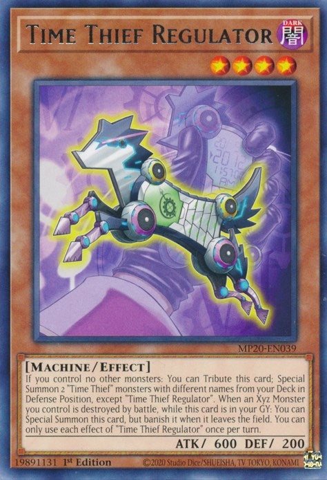 Image for Time Thief Regulator (2020 Tin of Lost Memories) (MP20-EN039) - YuGiOh