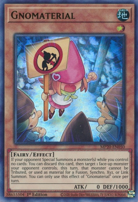 Image for Gnomaterial (2020 Tin of Lost Memories) (MP20-EN050) - YuGiOh