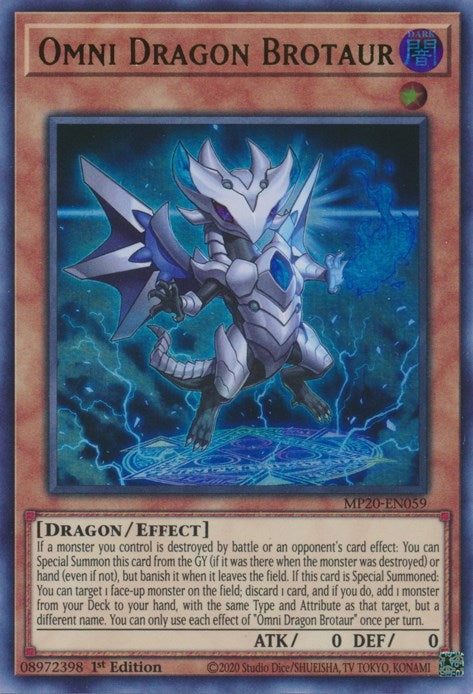 Image for Omni Dragon Brotaur (2020 Tin of Lost Memories) (MP20-EN059) - YuGiOh