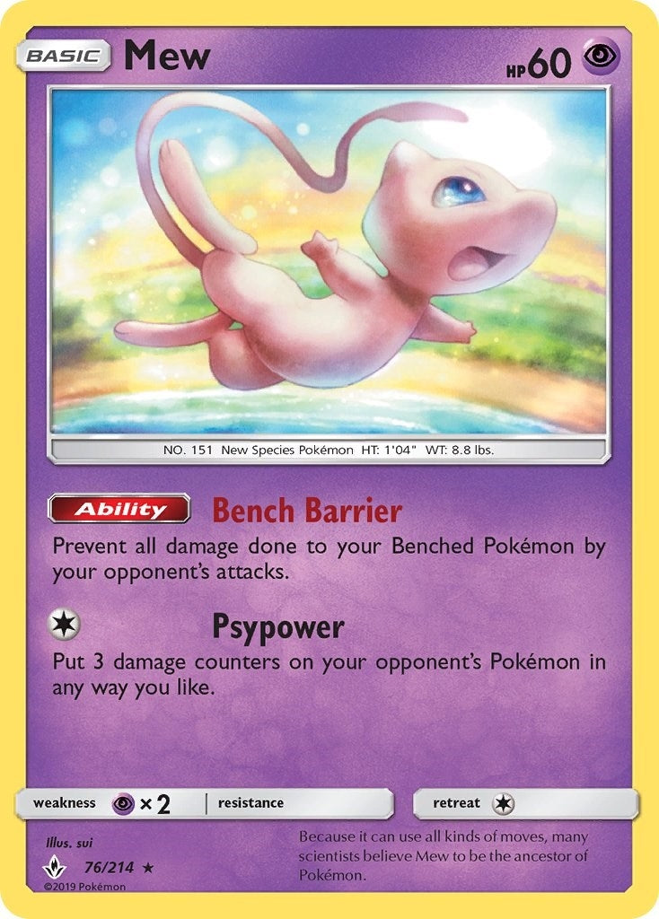 Image for Mew (Deck Exclusives) (076/214) - Pokemon
