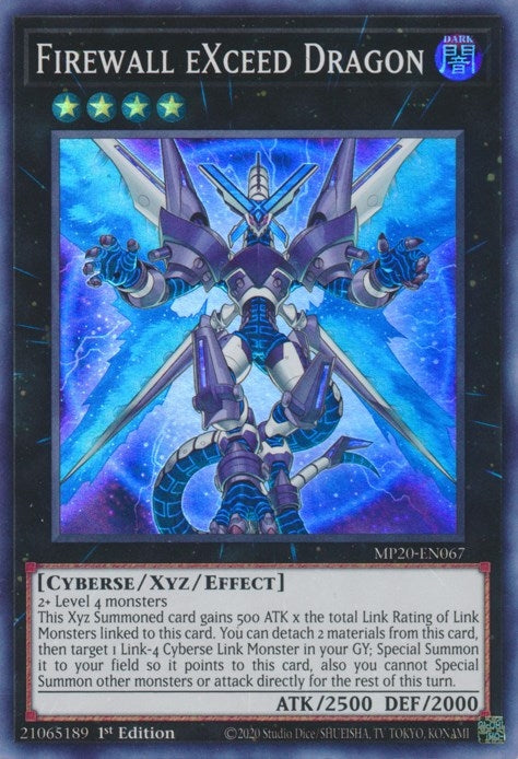 Image for Firewall eXceed Dragon (2020 Tin of Lost Memories) (MP20-EN067) - YuGiOh