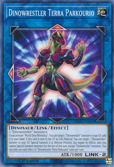 Image for Dinowrestler Terra Parkourio (2020 Tin of Lost Memories) (MP20-EN069) - YuGiOh