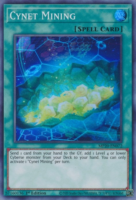 Image for Cynet Mining (2020 Tin of Lost Memories) (MP20-EN072) - YuGiOh