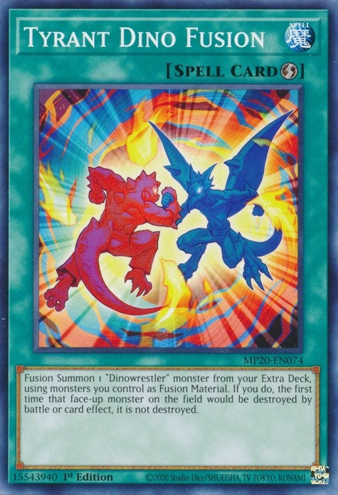 Image for Tyrant Dino Fusion (2020 Tin of Lost Memories) (MP20-EN074) - YuGiOh
