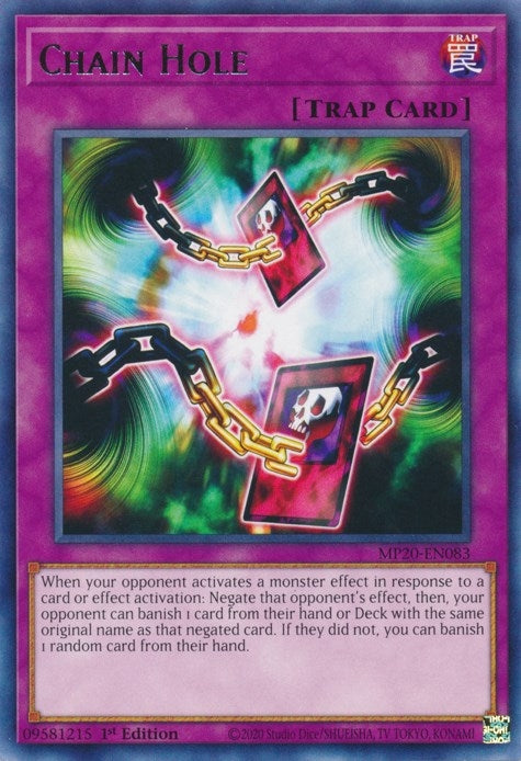 Image for Chain Hole (2020 Tin of Lost Memories) (MP20-EN083) - YuGiOh