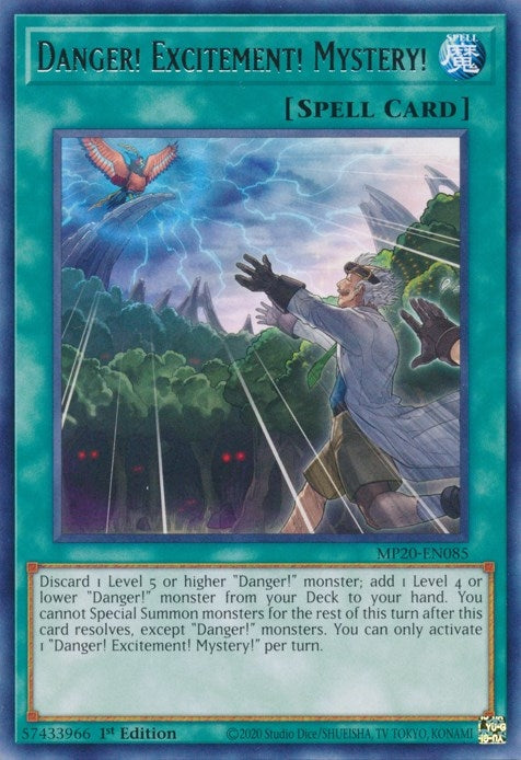 Image for Danger! Excitement! Mystery! (2020 Tin of Lost Memories) (MP20-EN085) - YuGiOh