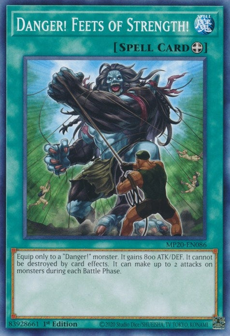 Image for Danger! Feets of Strength! (2020 Tin of Lost Memories) (MP20-EN086) - YuGiOh