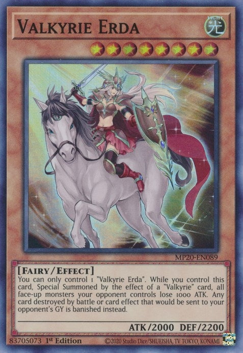 Image for Valkyrie Erda (2020 Tin of Lost Memories) (MP20-EN089) - YuGiOh