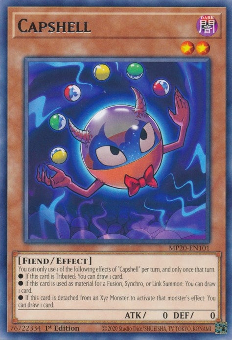 Image for Capshell (2020 Tin of Lost Memories) (MP20-EN101) - YuGiOh