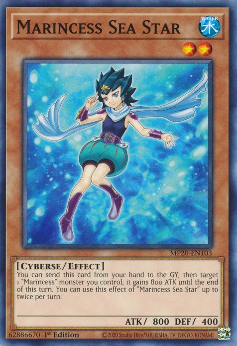 Image for Marincess Sea Star (2020 Tin of Lost Memories) (MP20-EN103) - YuGiOh
