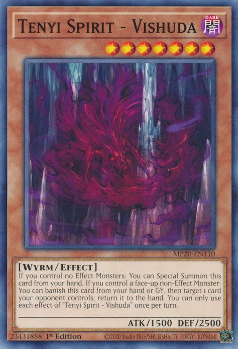 Image for Tenyi Spirit - Vishuda (2020 Tin of Lost Memories) (MP20-EN110) - YuGiOh