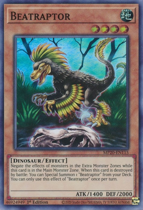Image for Beatraptor (2020 Tin of Lost Memories) (MP20-EN115) - YuGiOh