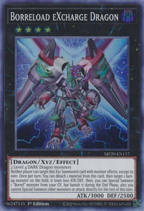 Image for Borreload eXcharge Dragon (2020 Tin of Lost Memories) (MP20-EN117) - YuGiOh