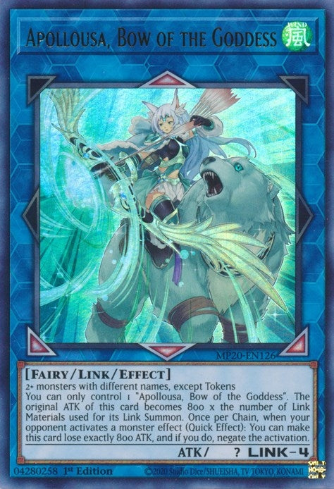 Image for Apollousa, Bow of the Goddess (2020 Tin of Lost Memories) (MP20-EN126) - YuGiOh