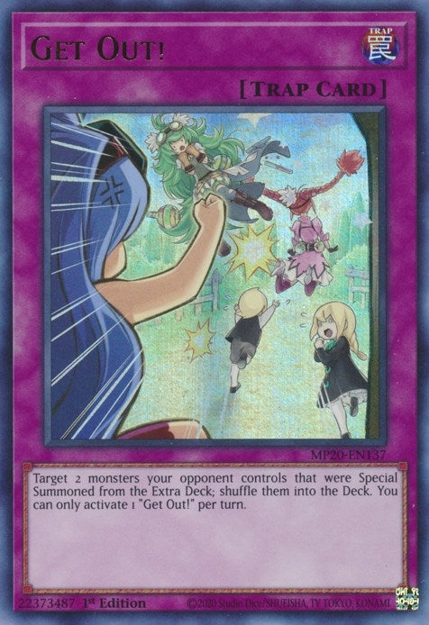 Image for Get Out! (2020 Tin of Lost Memories) (MP20-EN137) - YuGiOh