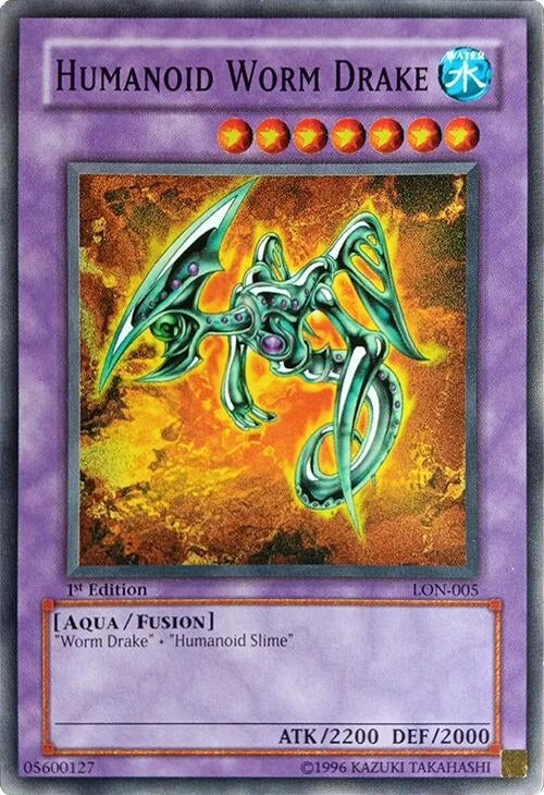 Image for Humanoid Worm Drake (Labyrinth of Nightmare) (LON-005) - YuGiOh